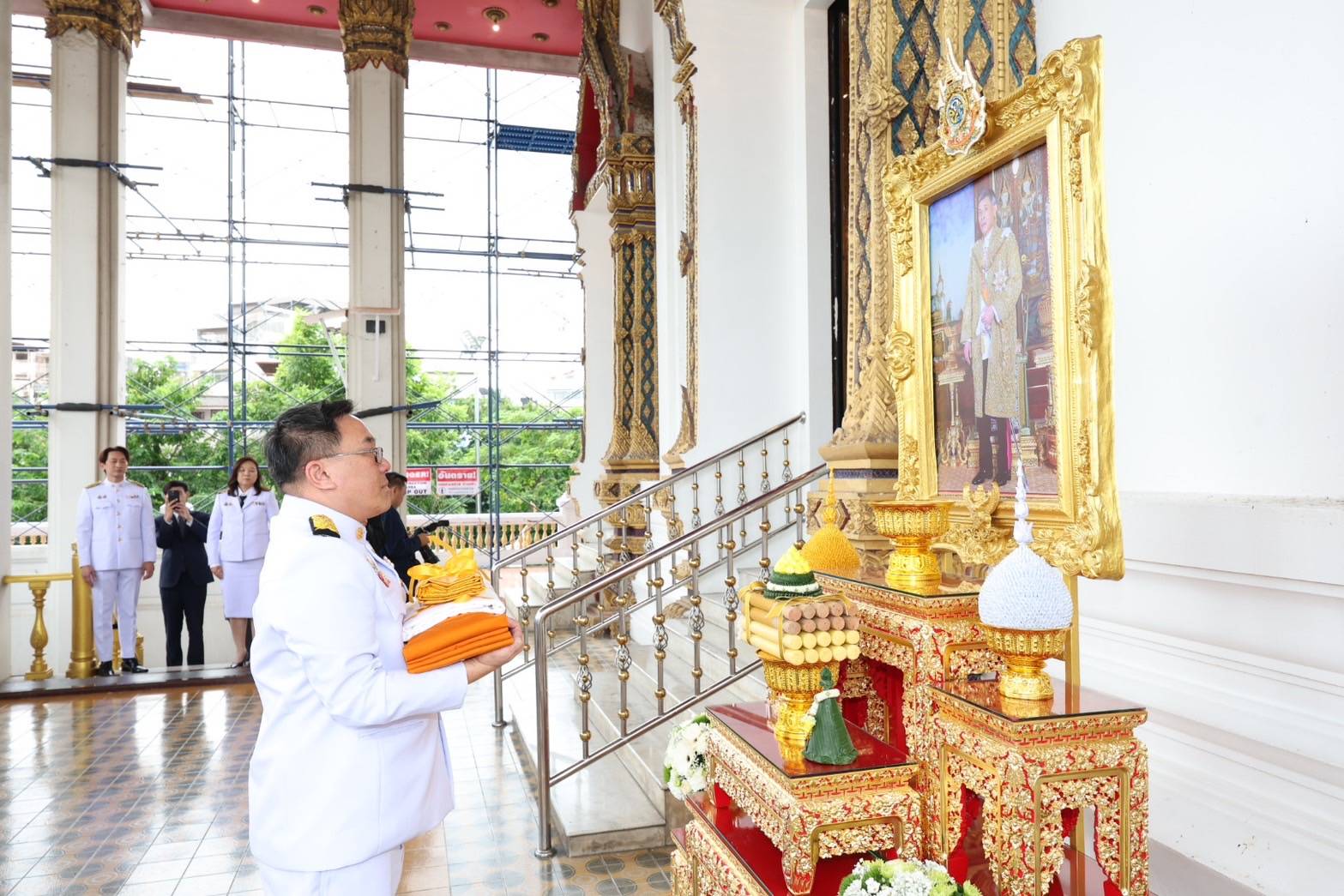 ธ.ก.ส. จัดพิธีถวายผ้าพระกฐินพระราชทาน ณ วัดสัมพันธวงศาราม วรวิหาร กรุงเทพฯ